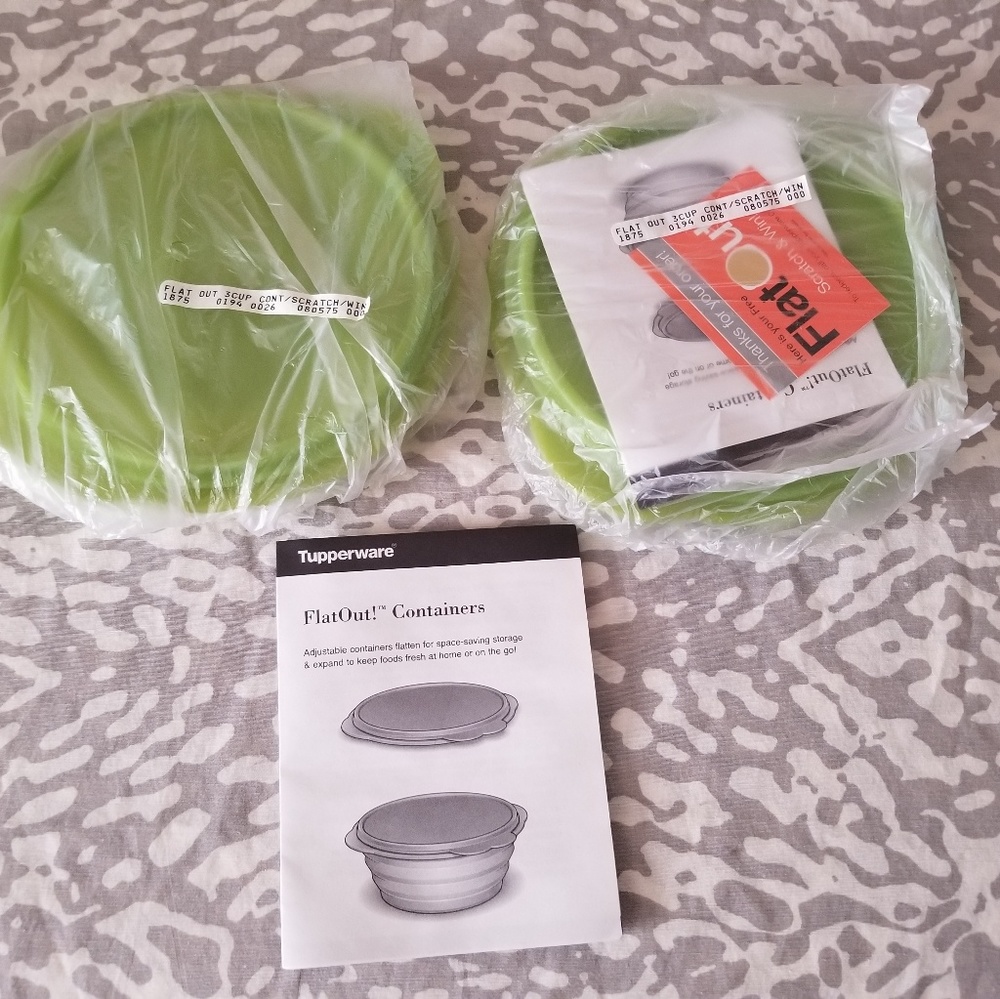 Tupperware FlatOut Set 3 Cup